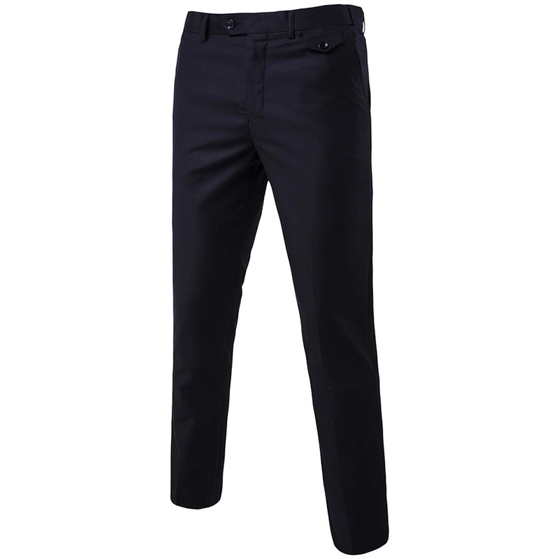 3-Piece Men’s Classic Suit Set – Blazer + Vest + Pants | Timeless Black - Image 4